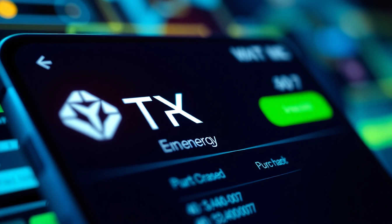 Buy energy tron effortlessly with secure, low-cost energy rental on a reliable platform, streamlined user interface for quick transactions.