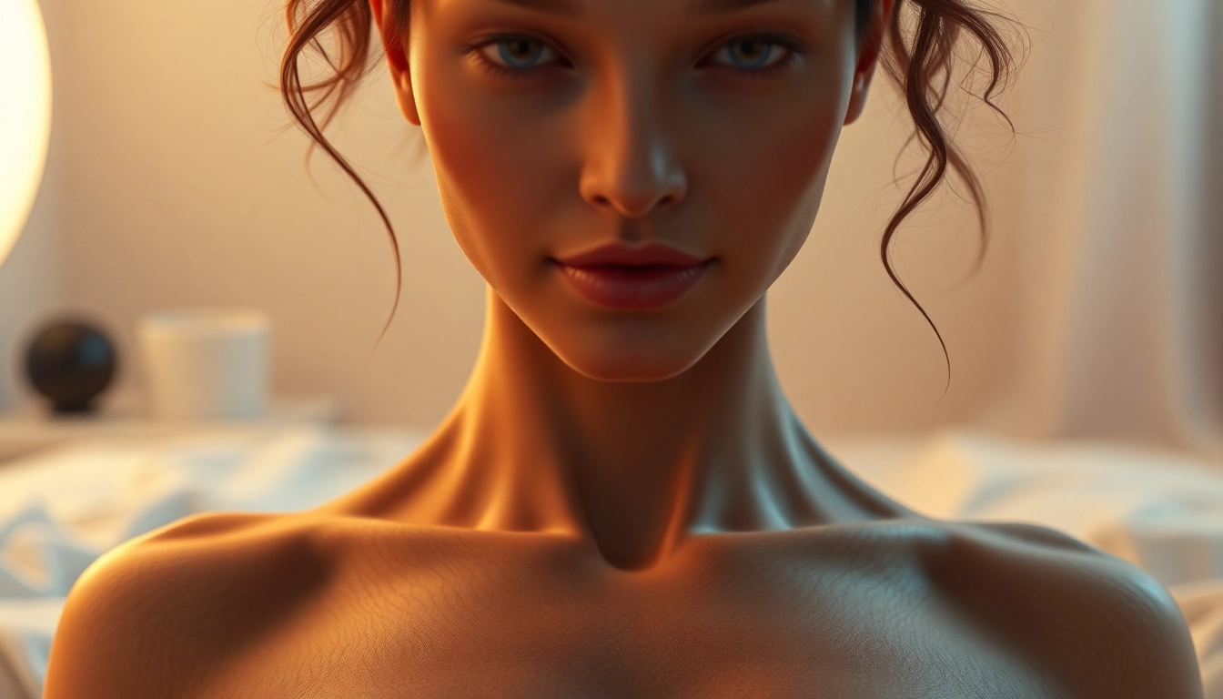 Detailed NSFW AI creation capturing hyper-realistic human features and sensual expressions for adult content.