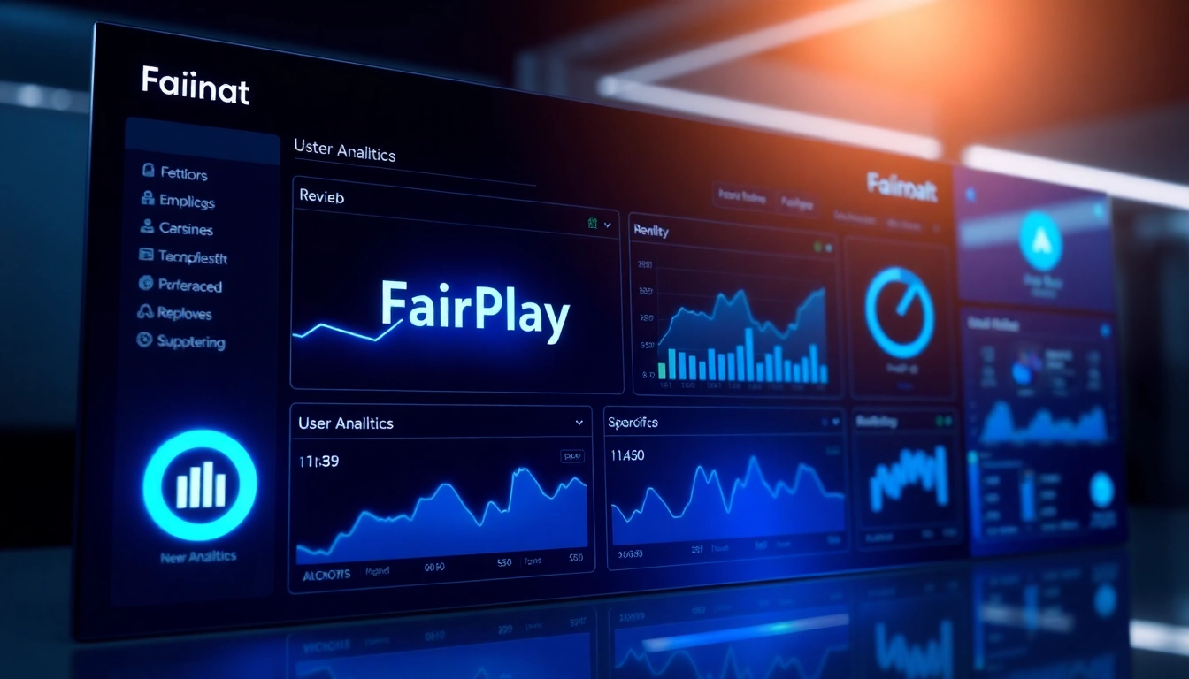 Fairplay digital dashboard displaying analytics and decision-making tools for enhanced safety and fairness in AI-driven processes.