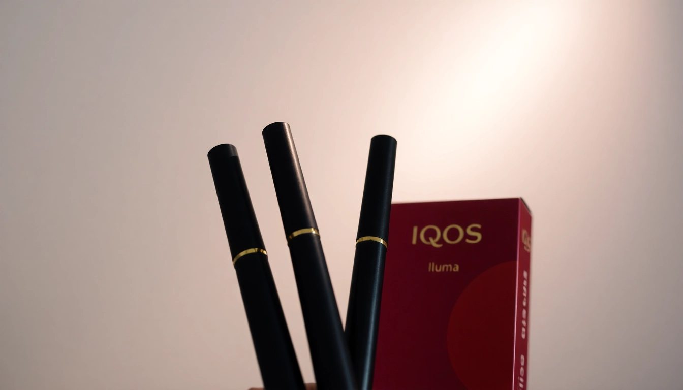 High-quality image of Terea sigara sticks designed for IQOS Iluma, highlighting their stylish packaging and tobacco blend differences, suitable for screen readers.