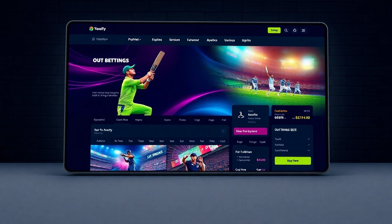 Reddybook online cricket betting platform showcasing trusted sports betting and live updates with vibrant visuals for user confidence and engagement.