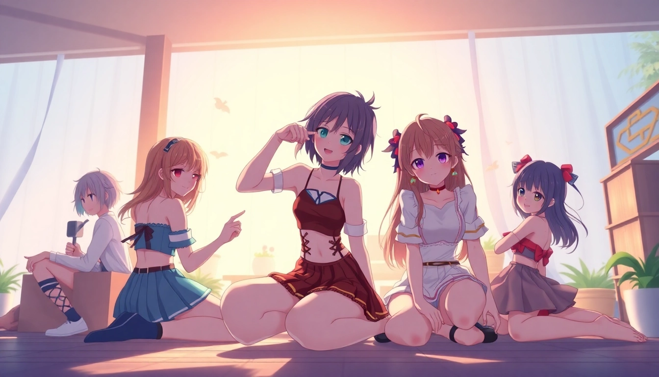 Hentai AI online platform showcasing lifelike anime characters engaging in customizable scenes for immersive fantasy experiences.