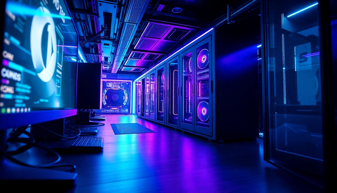 Professional-looking CS teste server interface with network testing tools for optimal gaming