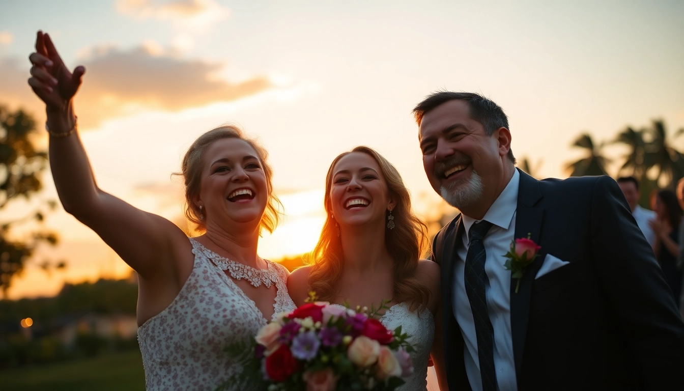 Professionals capturing authentic eskuvoi fotozas moments during a wedding celebration to