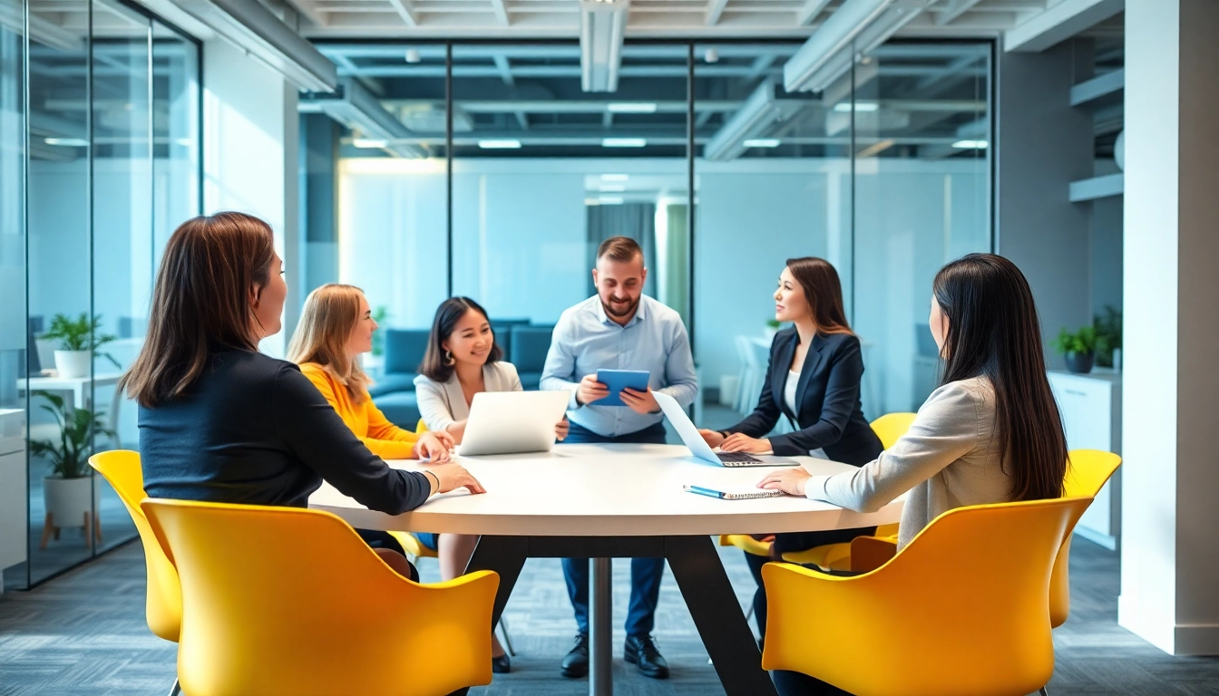 Canadian business team reviewing group health insurance Canada options for better employee benefits