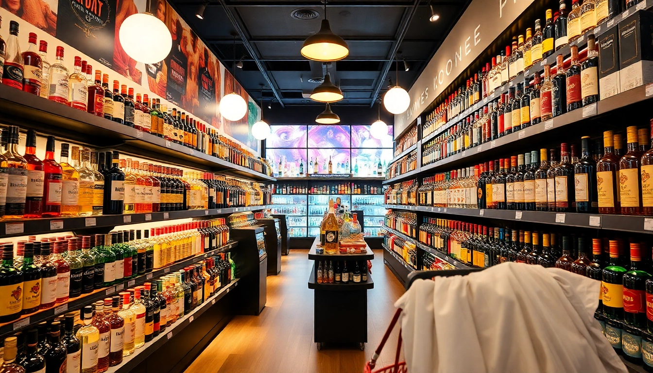 Liqors Birmingham Showcase premium spirits and inviting store ambiance in Birmingham's top